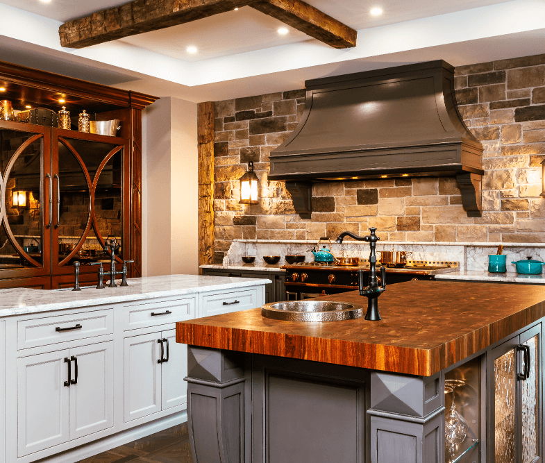 OakWood rustic kitchen renovation