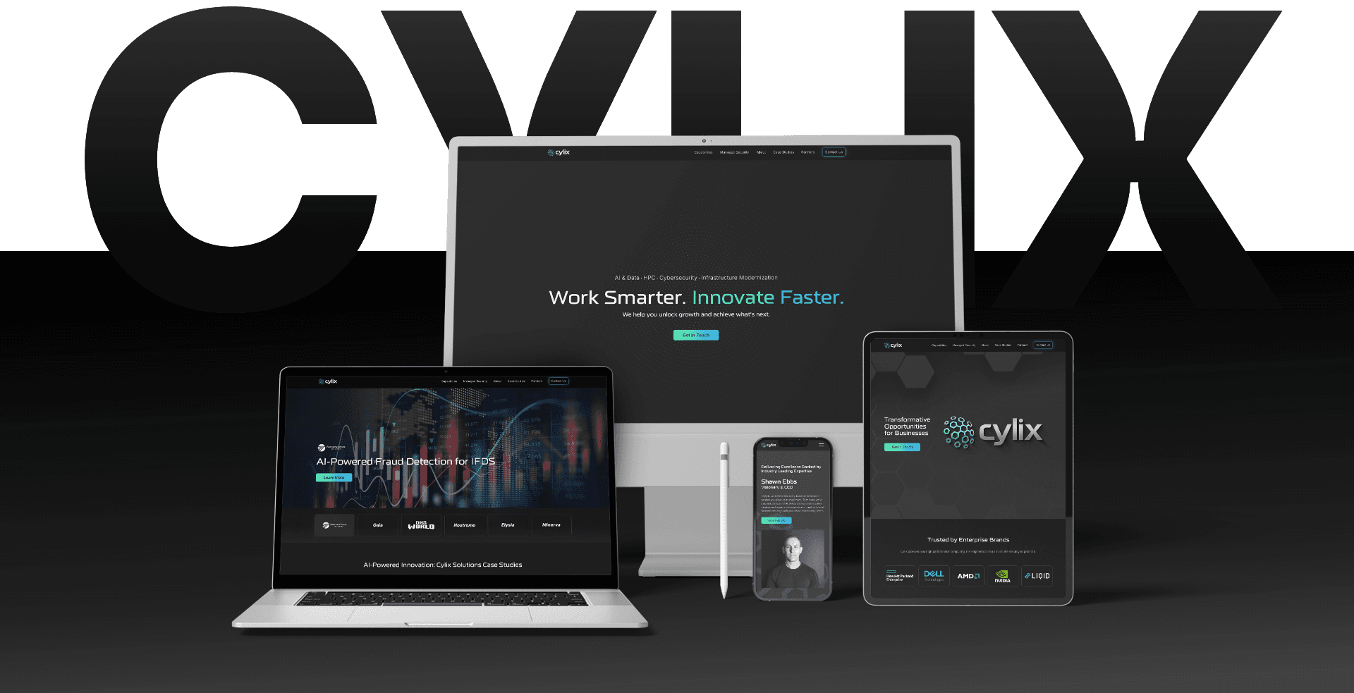 Cylix website across all screens