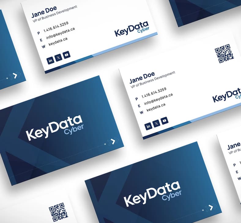 KeyData Cyber business cards