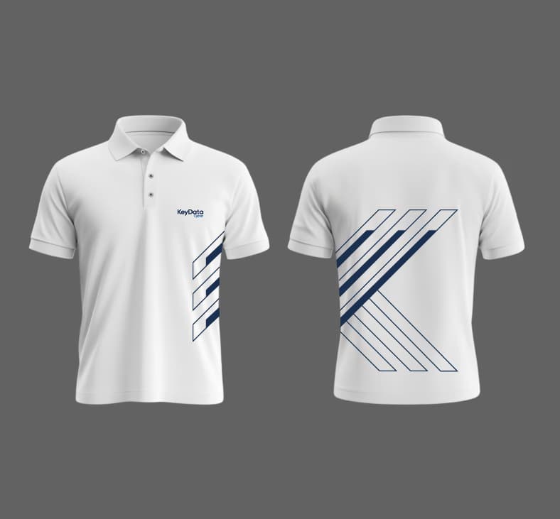 KeyData Cyber branded polo shirt